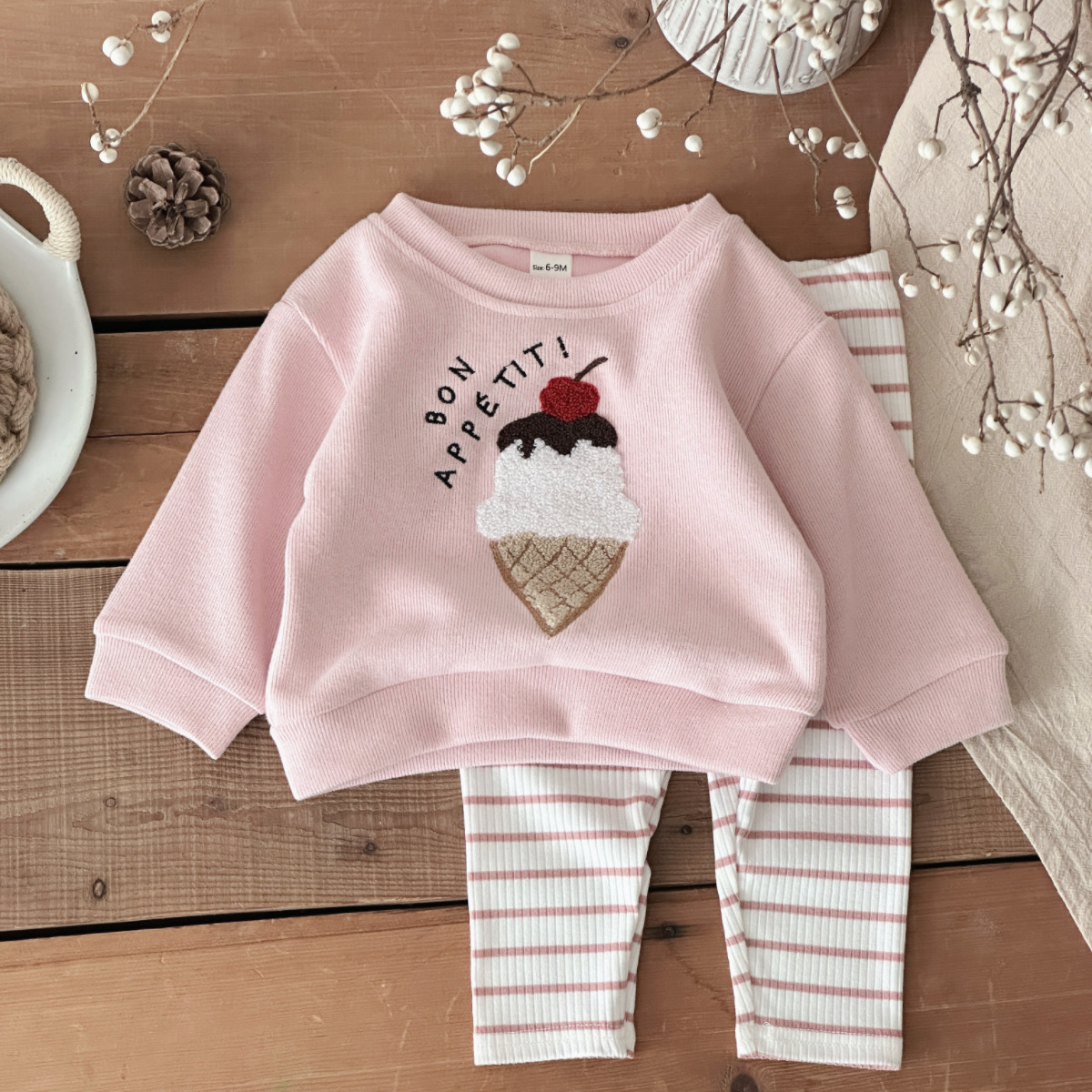 Baby Food Jelly - Conjunto de 2 piezas de ropa