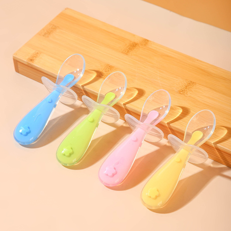 Baby Food Lunch - Cuchara de silicona para bebé, alimentación