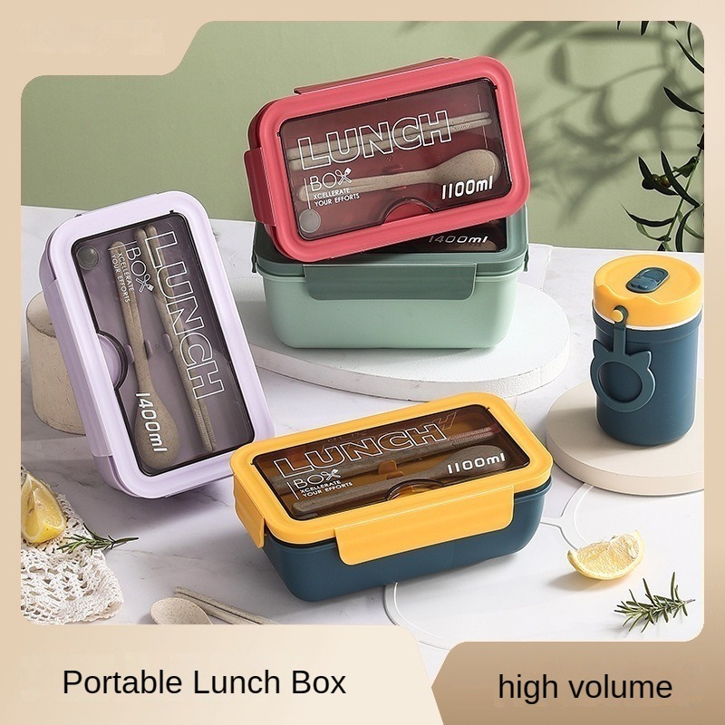 Baby Food Lunch - Fiambrera para microondas con cuchara y