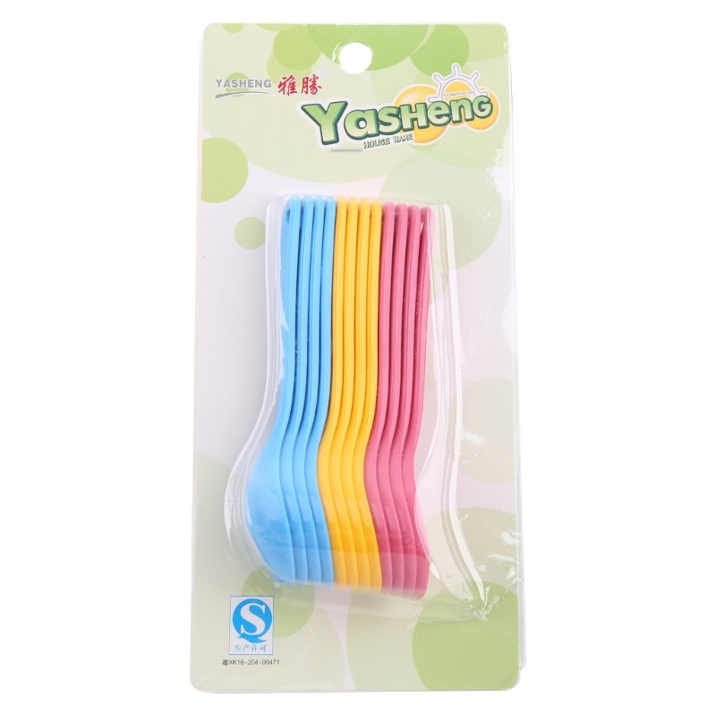 Baby Food Lunch - Juego de cucharas de plástico para
