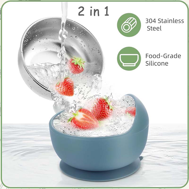 Juego de 3 uds de cuenco de al - Baby Food Lunch reseña y precio