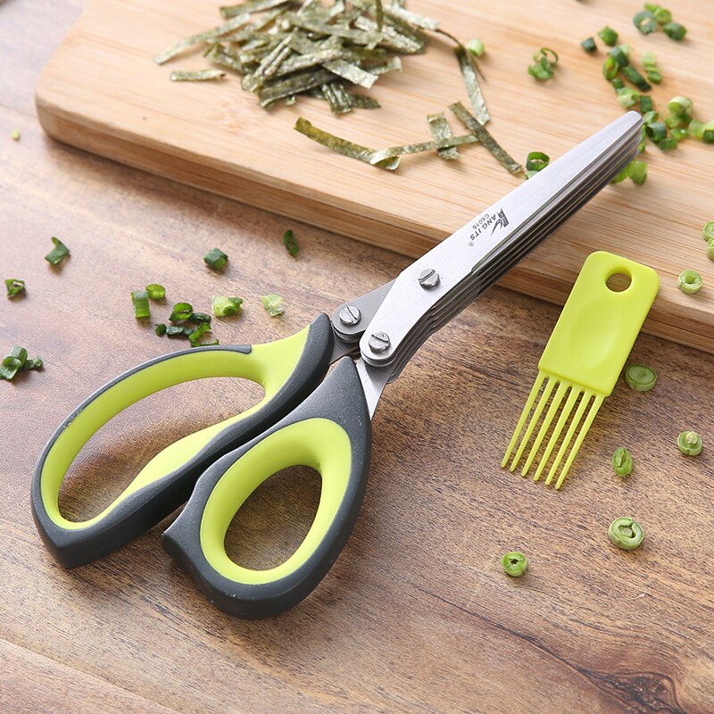 Tijeras para cebollín picado,  - Baby Food Scissors reseña y precio