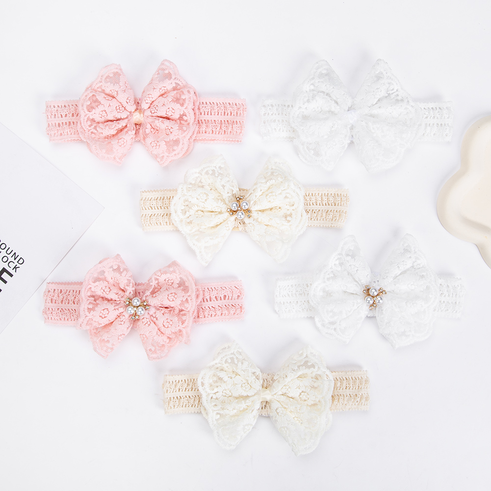Diademas de encaje color crema - Baby Food Jelly reseña y precio