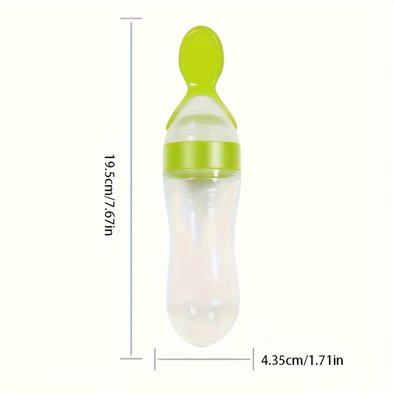 Biberón de silicona para alime - Baby Food Lunch reseña y precio
