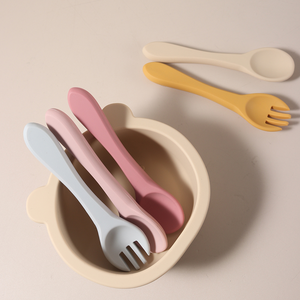 Cuchara y Tenedor de Silicona  - Baby Food Lunch reseña y precio