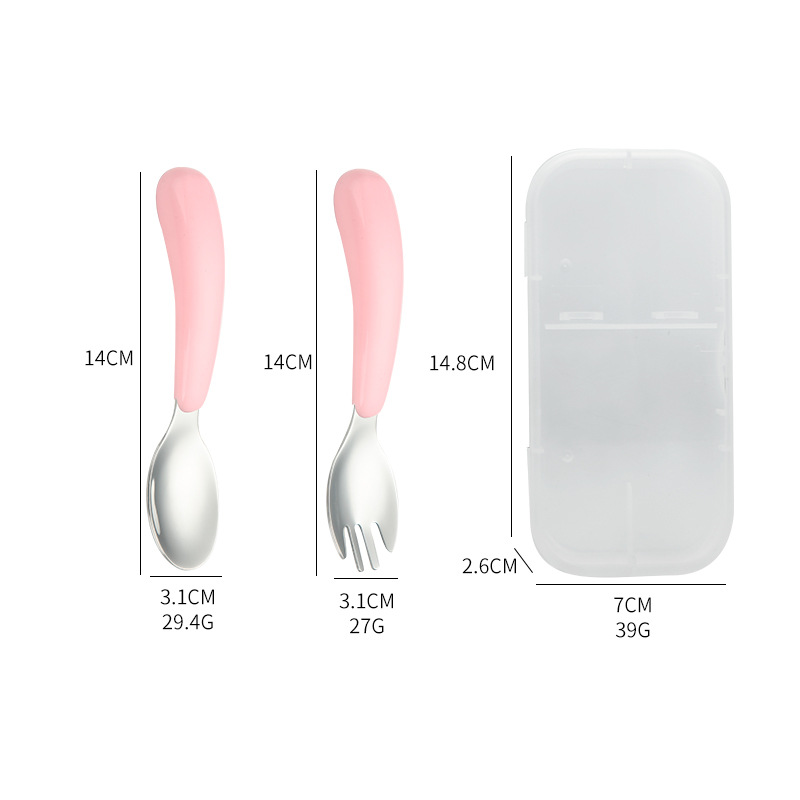 Cuchara, tenedor y palillos de - Baby Food Lunch reseña y precio