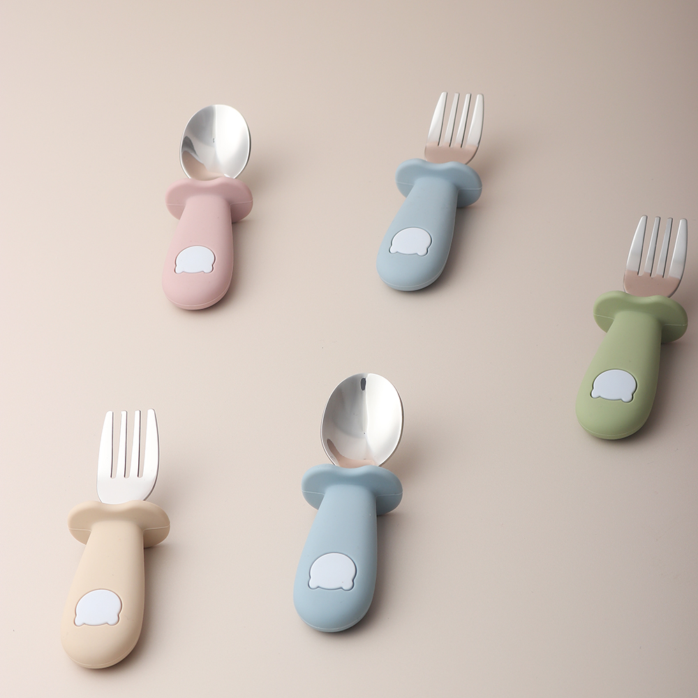 Cuchara y Tenedor de Silicona  - Baby Food Lunch reseña y precio