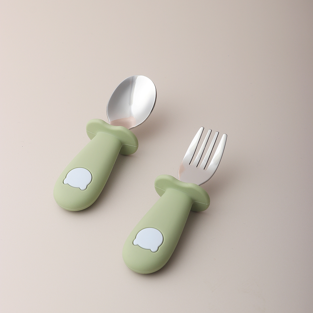Cuchara y Tenedor de Silicona  - Baby Food Lunch reseña y precio