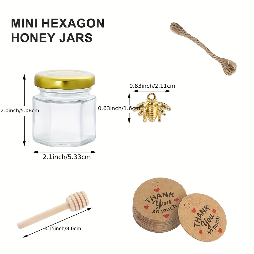Frascos de miel hexagonales mi - Baby Food Jar reseña y precio